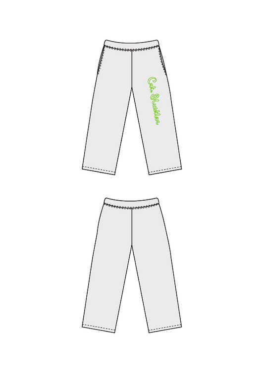 ,,MNL'' Green on Grey Melange - Sweatpants